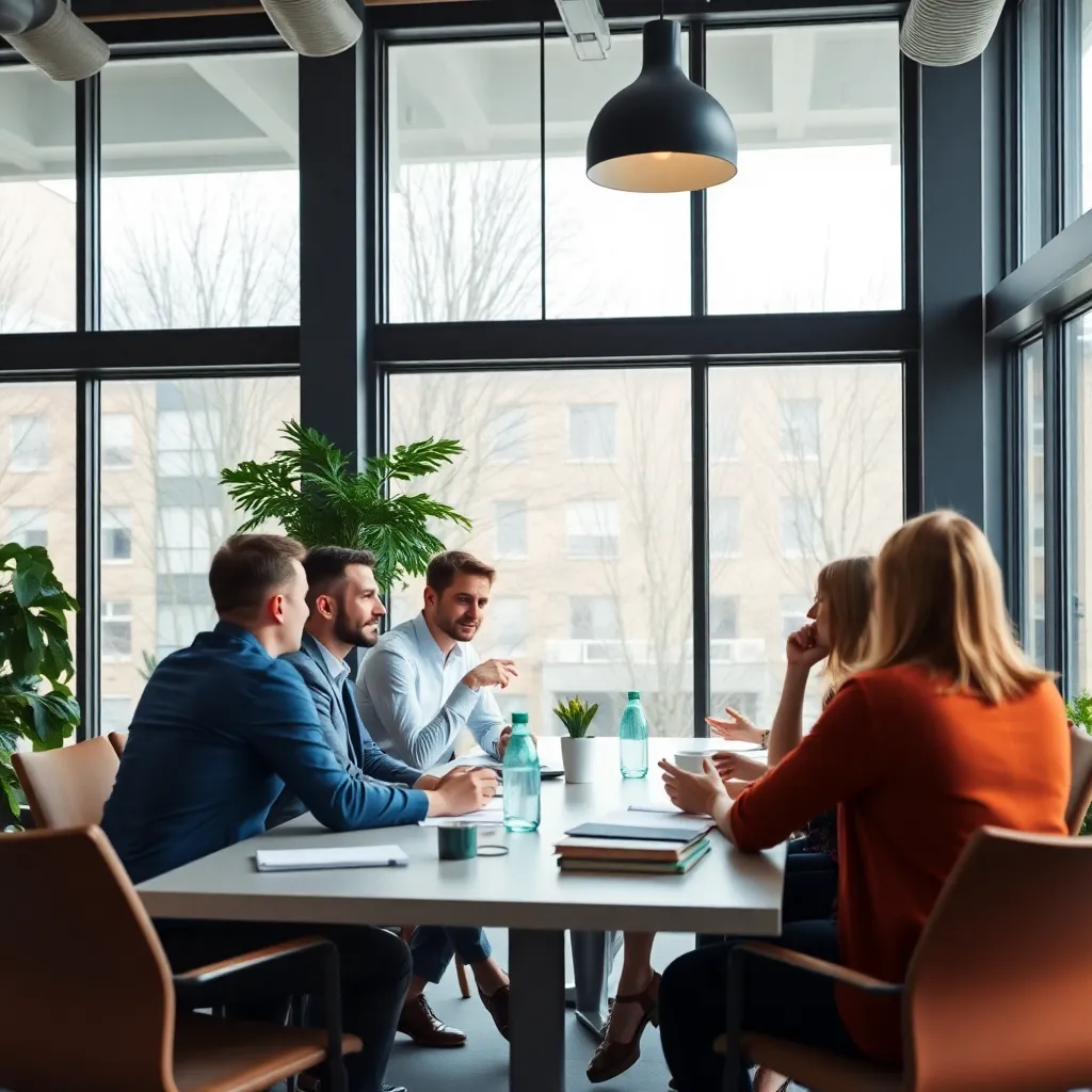 Een Nederlands werkoverleg met positieve interactie