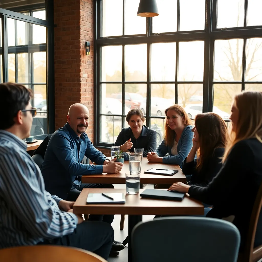 Diverse groep mensen die samenkomen in een Nederlands café